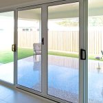 Sliding door screens