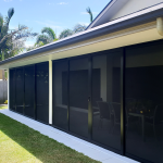 Sliding door screens